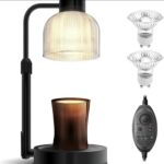 Candle Warmer Lamp - Black, Glass