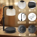Candle Warmer Lamp - Black, Glass - Image 2
