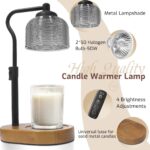 Candle Warmer Lamp - Wood Base - Image 2