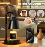 Candle Warmer Lamp - Black Metal - Image 3