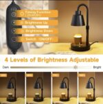 Candle Warmer Lamp - Black Metal - Image 2